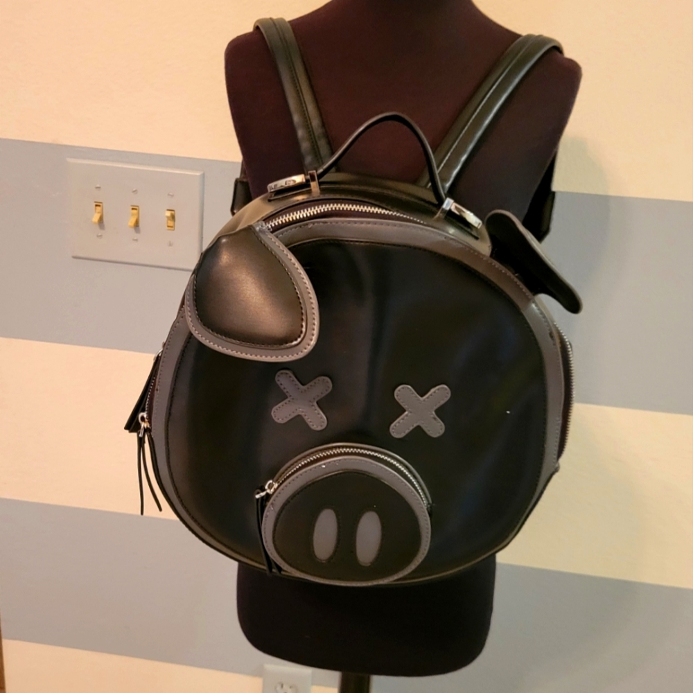 Sd pidgin leather backpack purse